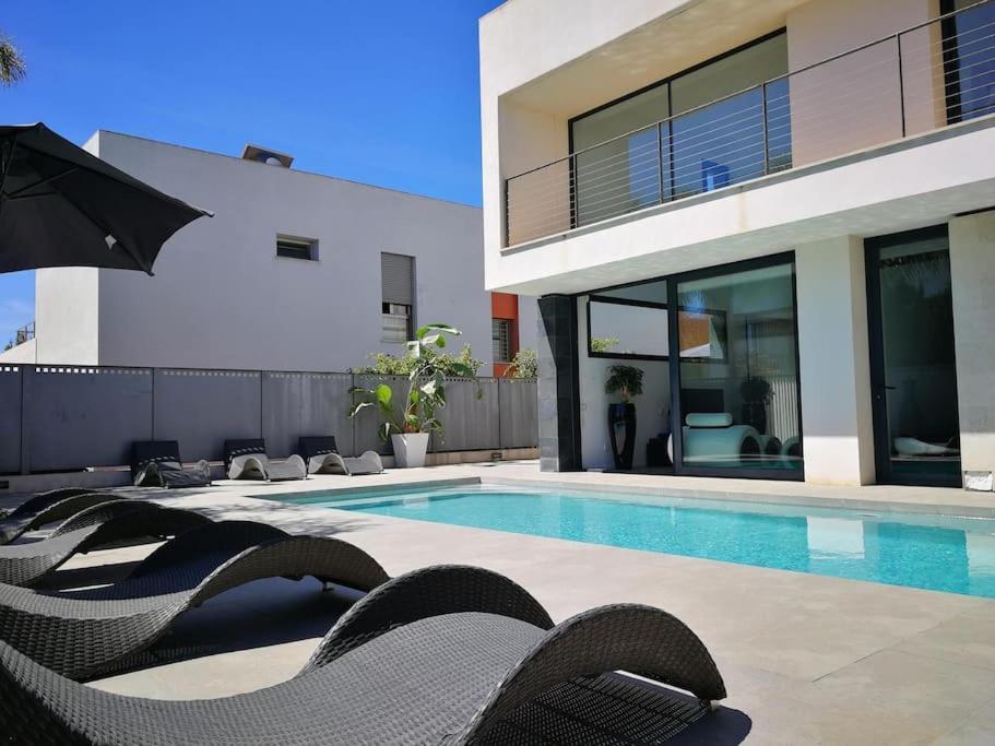 Precioso Chalet Vanguardista Palma di Maiorca Esterno foto